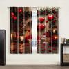 2pc,  Curtains Heart Lights As Valentine's Day Versatile Polyester,Without Electricity Wall Decor Suitable for Parties and