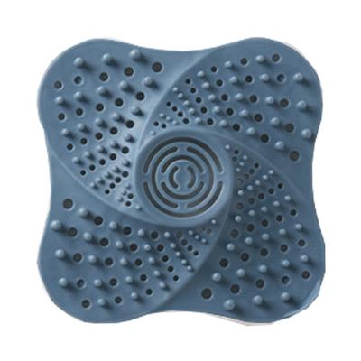 Shower Drain Hair Catcher Prevent Clogging Reusable Silicone Floor Drain Filter Cover for Bathroom