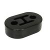 Universal Car Two-Hole Exhaust Pipe Mount Bracket Lifting Lug Modification Plus Long Muffler Support Shock Absorber Hanging Glue