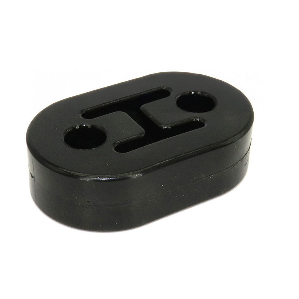 

Universal Car Two-Hole Exhaust Pipe Mount Bracket Lifting Lug Modification Plus Long Muffler Support Shock Absorber Hanging Glue чорний