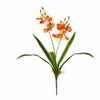 New 2 Fork Artificial Orchid Flower Floral Display Pink Artificial Faux Plants Simulation Fake Silk Flower Home Decor