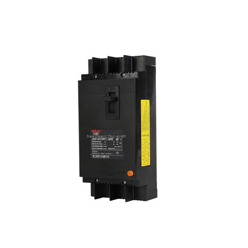 Residual Current Circuit Breaker DZ15LE-100/4901 63A 100A 75mA 30mA 50mA Leakage Protector 4P