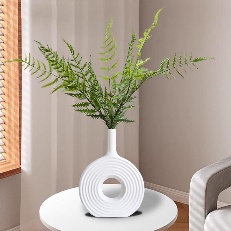 Silikonová forma na pryskyřici Pruhovaná váza Pruhovaná koblihová váza Geometrická ozdoba z pryskyřice Květináč Forma na betonový cementový sádru Epoxid