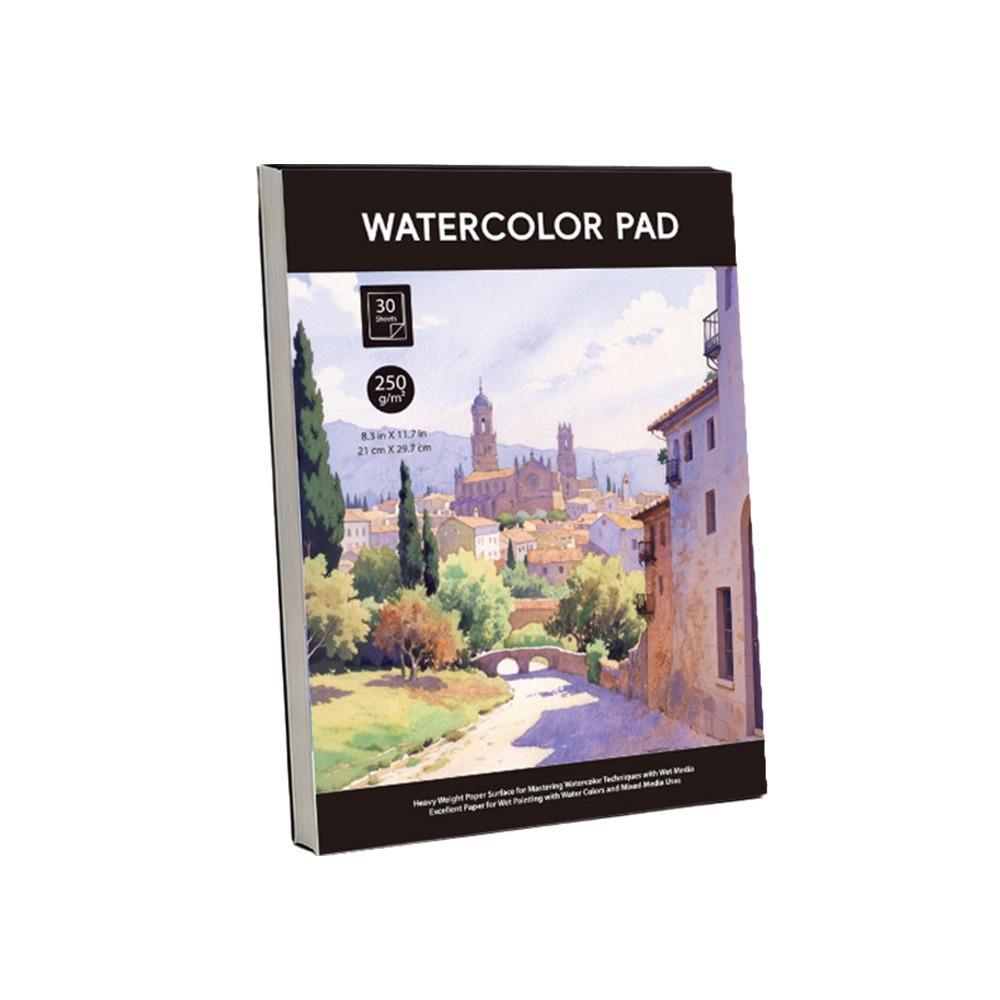 Durable Thick Sketchbook Blank Durable Watercolor Book A4 Size Sketch Pad for Art Student