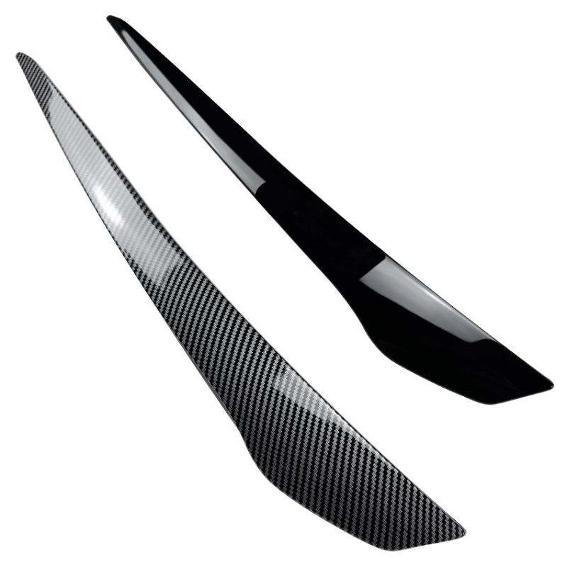 Glänzende Scheinwerferblenden Augenlider 2 Stück für BMW E92 E93 3er 325i 330i 330d 335i 335d Vor-LCI 3D Aufkleber Autozubehör