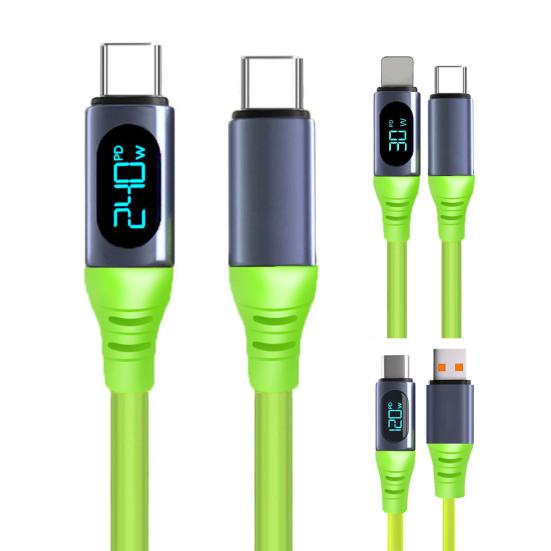 Yousheng 240W Data Cable E-MARKER Mobile Device Fast Charge Wire with Smart Chip High-Speed Data Transfer 480Mbps Charging Cable