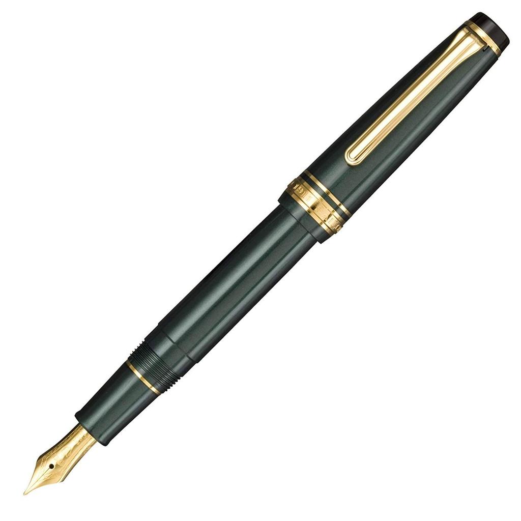Sailor Fountain Pen SHIKIORI Snow Moon Sky Leaf Manyo Medium Fine 11-1224-302