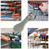Metal Key Ring Shopping Cart Tokens Stainless Steel Keyring Keychain Shopping Cart Token Coins Protable Unlock Release Key