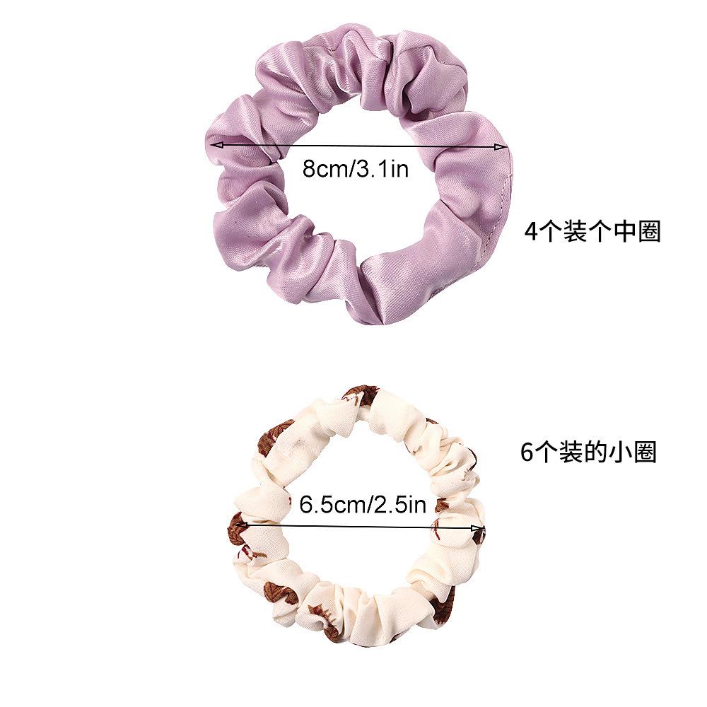 Simple Fabric Hair Rope Set Small Scrunchie Women Girls Kid Elastic Hair Rubber Bands Accessories Tie Hair Ring Holder Headdress