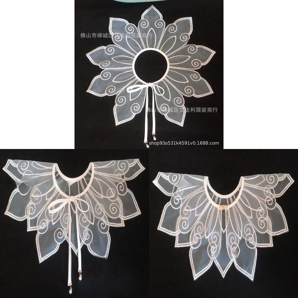 Ethnic Style Polyester Lace Collared Shoulder Cover For Women Spring 2022