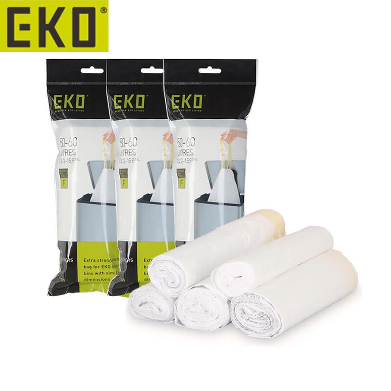 EKO Thickened Drawstring Trash Bags (6 Rolls)