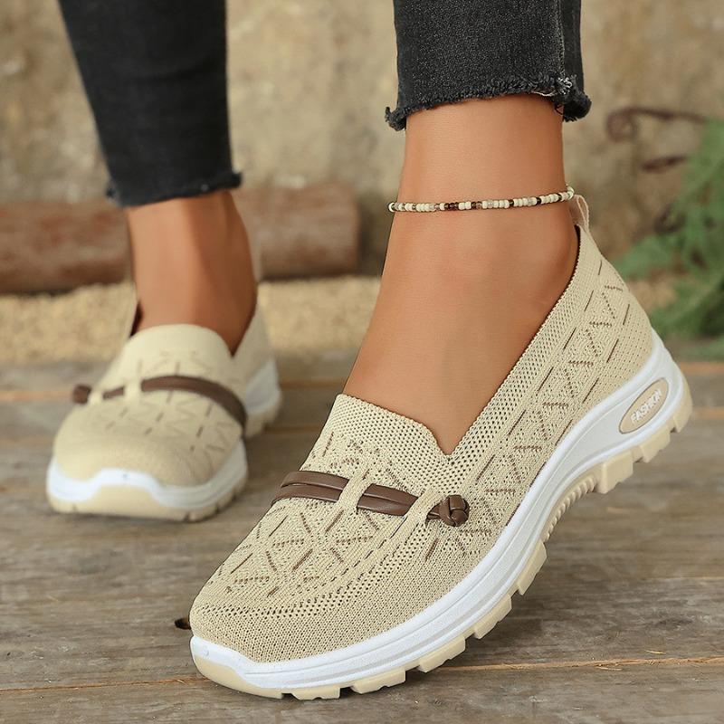 2026 Women's Casual Tennis Shoes Fashion Breathable Walking Flat Bottom Sports Shoes Women's Fitness Soft Sole Non-slip Sneakers