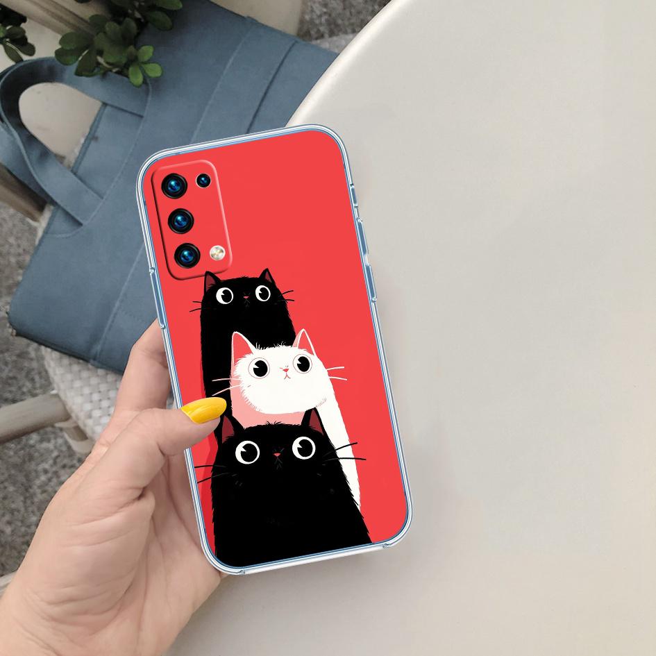 LO23 Cat Kitten Meow Transparent Phone Case for Motorola Moto G40 G04 G05 One Ace Action  Fusion + Plus Hyper Macro Vision Zoom