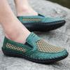 New Summer Breathable Sneakers Men Casual Shoes Lightweight Slip On Loafers Men Waterproof Outdoor Shoes Mesh Footwear