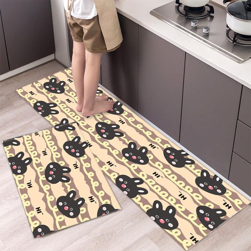 

Коврик для кухни в американском стиле, прикроватный коврик, длинный ковер, коврик для ног у входной двери, полностью вырезанный ковер 40*60CM