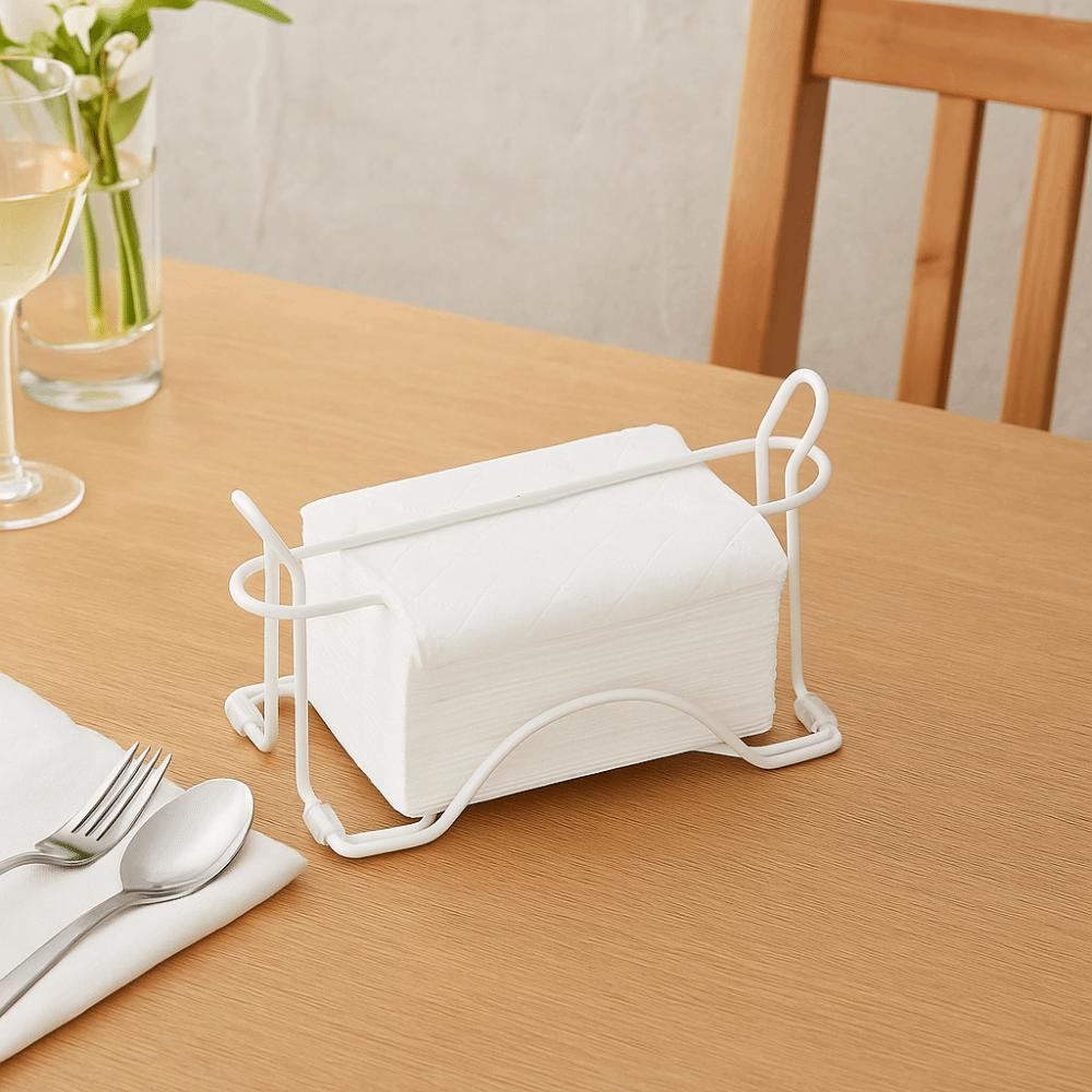 Anti-Rust Vertical Napkin Holder Minimalist Metal Storage Rack Tissue Holder  Bathroom Storage