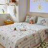 High-end Cartoon Ice Silk Summer Blanket for Bed Double Side Cool Feeling Silk Air Conditioning Quilt Lightweight Cooling Duvet