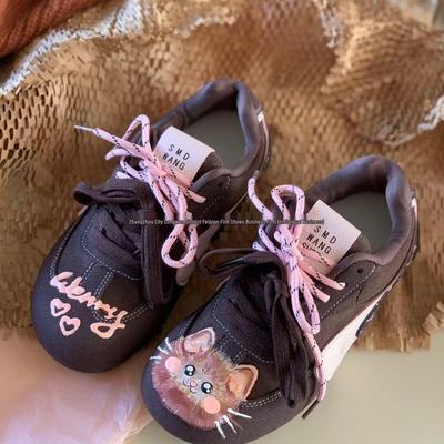 Retro Forrest Gump Women's Soft Sole Spring Sneakers - Trendy, Versatile Sports & Casual Shoes for 2025.