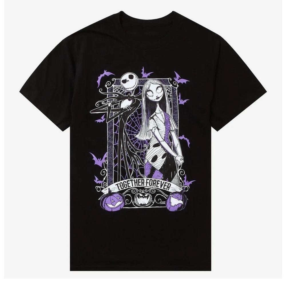 The Nightmare Before Christmas Jack And Sally Together Forever Shirt Size S5xl