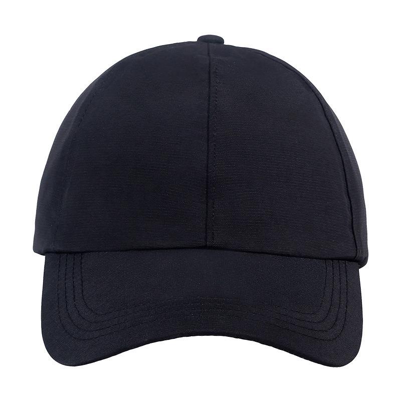 Summer men's hat beach waterproof baseball cap solid color versatile women's cap rainstorm fishing cap