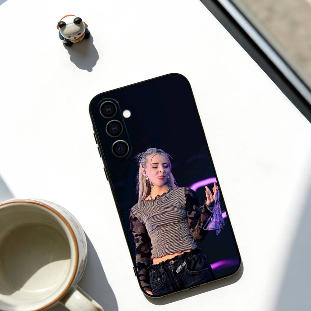 Young Miko Singer Phone Case Soft Black For Samsung Galaxy A73,A72,A71,A70,A53,A52,A51