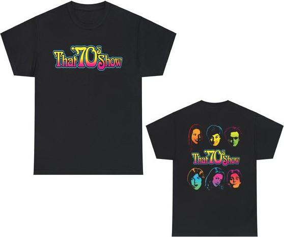 That 70s Show 03970s Show Retro TV Show Symbol Black T-Shirt Size S to 5XL Unisex T-Shirt XXXL