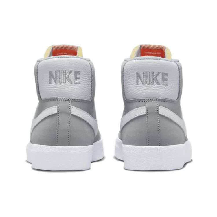 Nike Blazer Mid SB Wolf Grey Men Sneakers White DV5467-001