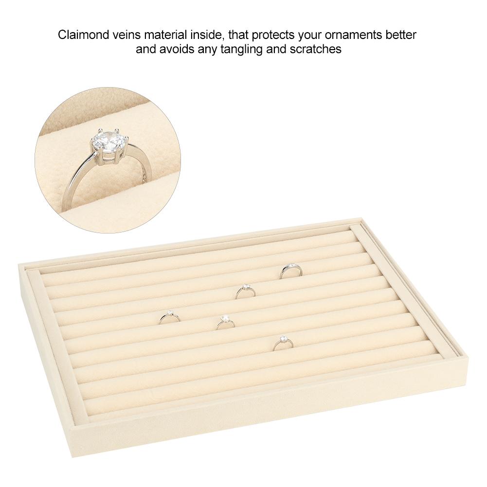 Jewellery Display Storage Box Bracelet Necklace Ear Container ( Tray)