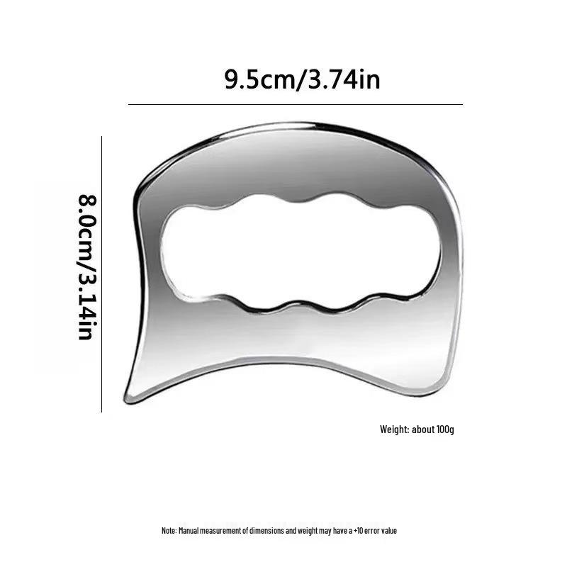Stainless Steel Gua Sha Board for Full Body Muscle Relaxation and Circulation