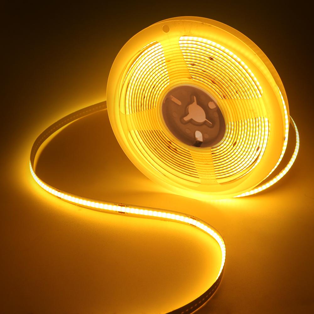 8MM COB Led Strip 5V with Motion Sensor Battery Powered 320LEDs/M Led Induction Night Light Warm White Red I Blue Green Yellow