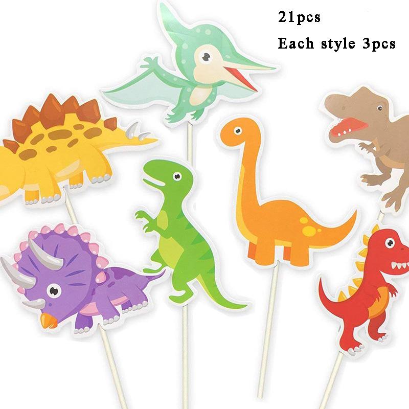 Dino Party Supplies Dinosaur Balloons Paper Straws Cups Plates Kids Boy Birthday Party Decoration Jungle Dinosaur Party Decor