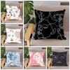 Abstract Line Women Face Pillow Case Home Decor Throw For Sofa Bed Car Room Decor Gift Idea