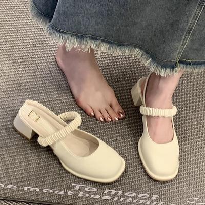 Sandalen im koreanischen Mädchenstil für Damen im Mary-Jane-Stil
