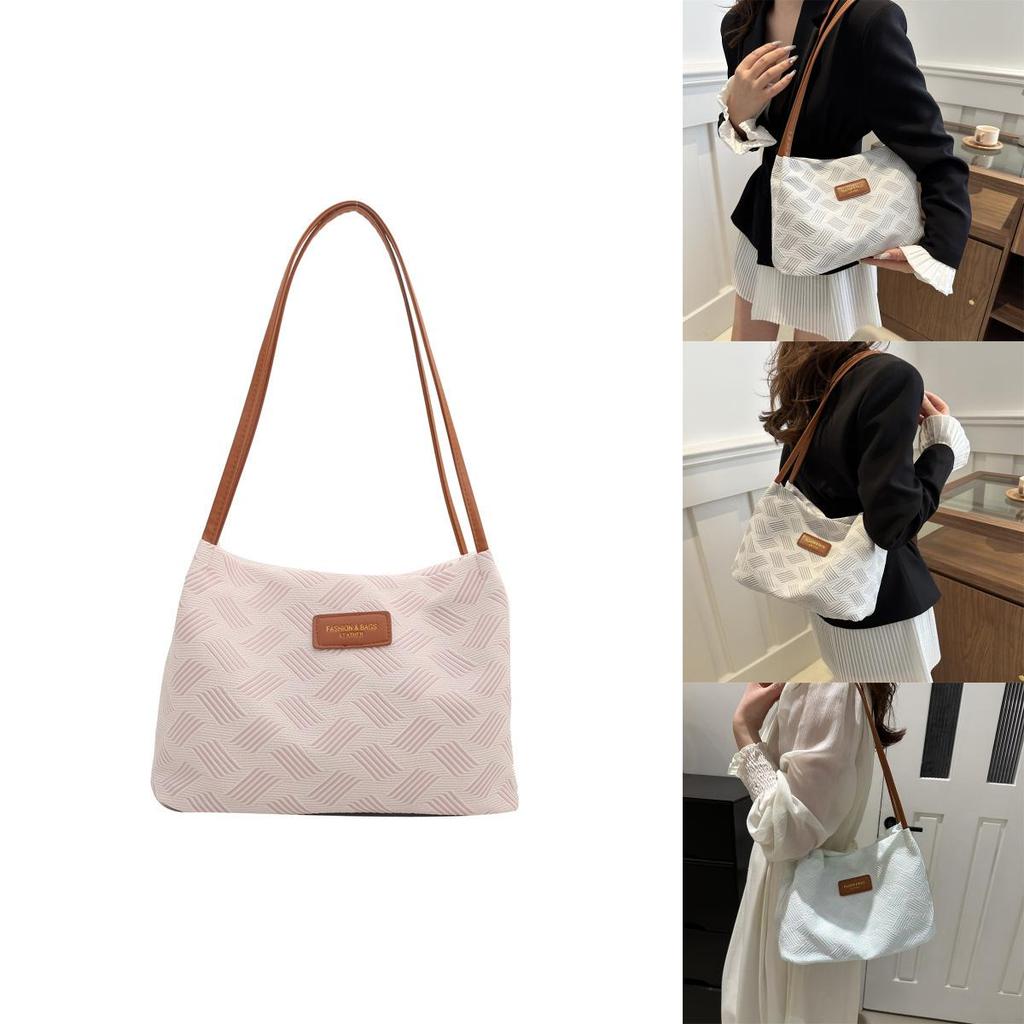 Stylish Gray Pink Blue Green 2024 Summer New Tote Bag Casual Commuter Handbag For Women
