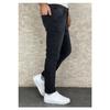 Men's Black Slim Fit Lycra Flexible Jeans Denim Trousers Hlt He001937