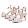 Fashion Plus Size 35-43 Shoes for Women Summer Women Luxury Peep Toe Party Evening Wedding Sandals Women Shoes  Sandalias De Mujer