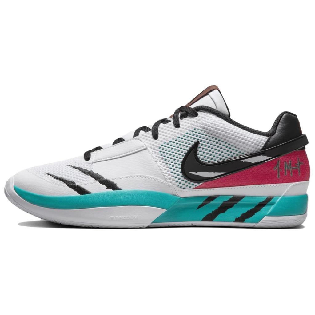 Nike Ja 1 Reverse Scratch Men Sneakers White Turbo-Green University-Red FV5957-100