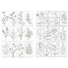 Precisions Cut Stencil Template Multipurpose For Wall Art Fabric Painting And Craft Design with Reusable PET Materials