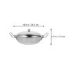 Pot Stove with Lid Cooking Pan Pasta Pots Kitchen Accessory Wok Stainless Steel Cookware Daily Use Home