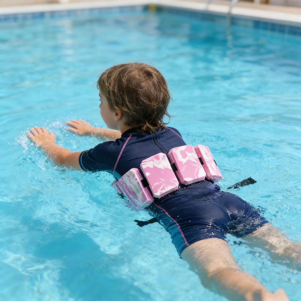 Swimming Float Belt Adjustable EVA Board Lightweight Back Floating Foam Board Float Belt Waistband Swim Training Equipment