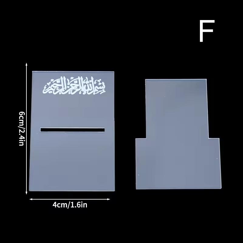 Eid Mubarak Ornament Holder Muslim Ramadan Decorations 2026 Table Rack Photocard Acrylic Stand Holder Party Supplies Ornament