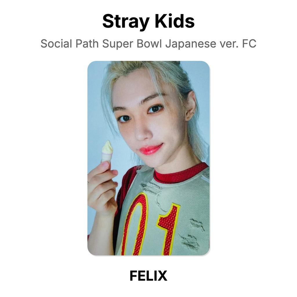 Stray Kids Social Path Super Bowl Japanese ver. FC Official Photocard
