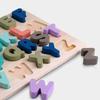 Early Education 3D Wooden Board Matching Games Kids Puzzle Toys Alphabet Number Puzzle  Boys Girls