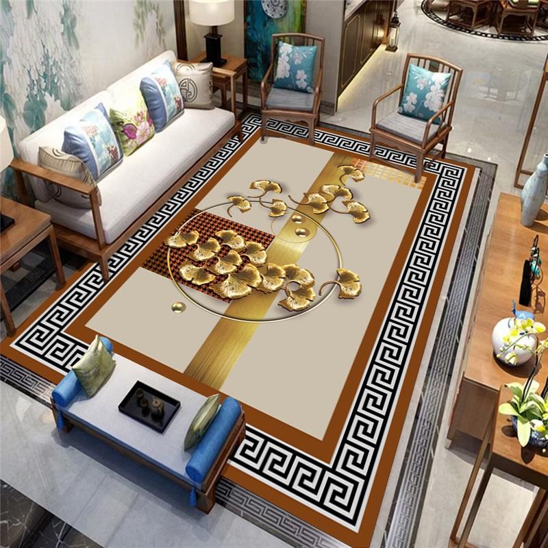 Traditional Chinese Style Area Rug Door Mat For Living Room Study Bedroom Tea Room Sofa Cushion Home Use