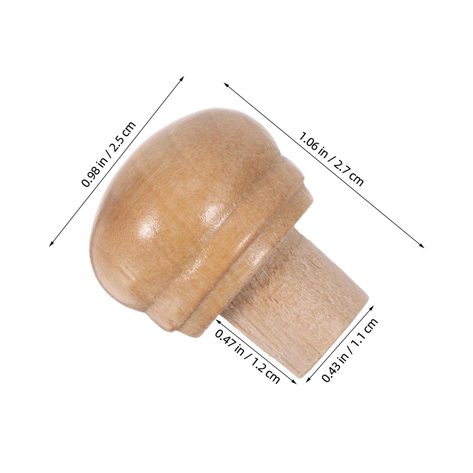 

4Pcs Oak Barrel Cork Stopper Airtight Wine Barrel Bung Replacement for Fermenting Beer Whiskey Brewing Vintage Wood Cork Seal светло-коричневого