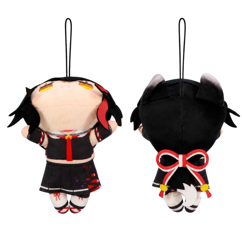 Hololive Lying Down Mini Mascot (approx. 15cm) (Ookami Mio)