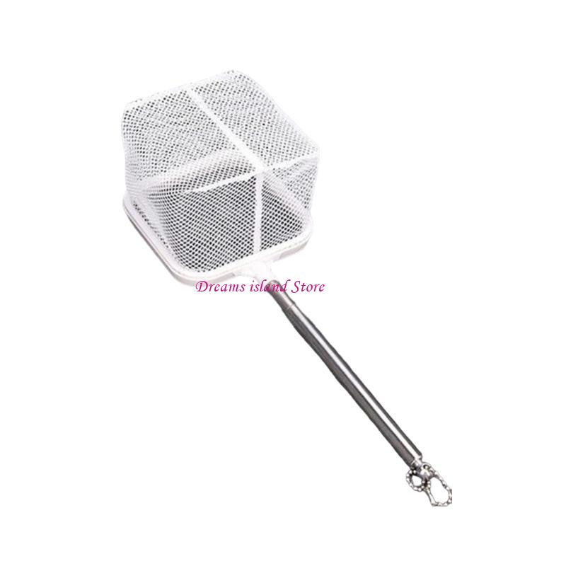 Fish Net for Fish Tanks Telescopic Rod with Removable Head for Easy Clean HX6C
