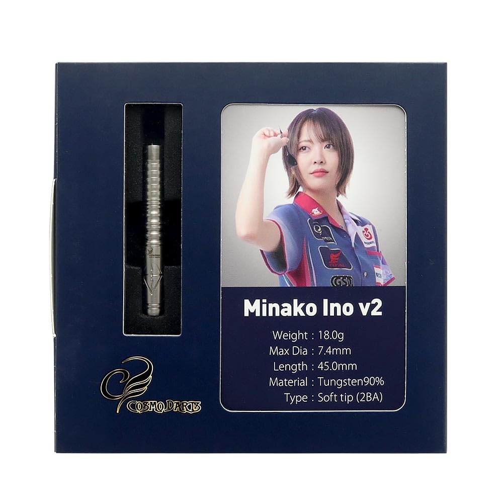 COSMO DARTS Minako Ino v2 2BA Minako Ino player model dart barrel dart set
