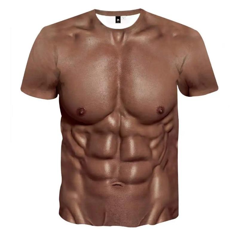 Transmission of love Grappig Spierlichaam Grafisch Kinderen Volwassenen Bedrukt T-shirt Zomer Casual Herenkleding Los Jongen Korte Mouw T-shirts Top 130
