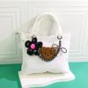 Fashion Sweet Cool Flower Bowknot Lanyard Handbag Backpack Decorative Chain For Women Bag Pendant Accessories